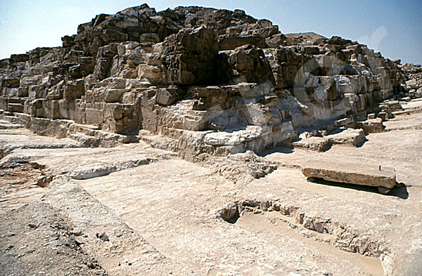 Radjedef-Pyramide: Ecke, Bild-Nr. Grßansicht: 10a/2