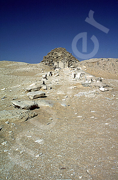 Sahure-Pyramide: Aufweg, Bild-Nr. Grßansicht: 120b/3