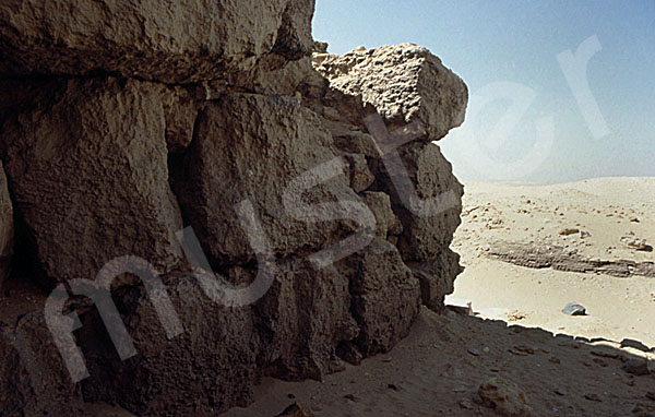 Schepseskaf-Mastaba: Ecke, Bild-Nr. Grßansicht: 280a/2