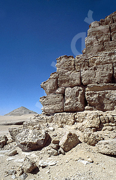 Schepseskaf-Mastaba: Ecke, Bild-Nr. Grßansicht: 280a/8