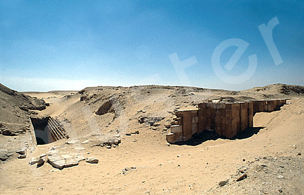 Sechemchet-Pyramide: Umfassungs- / Temenosmauer, Bild-Nr. Grßansicht: 220a/11