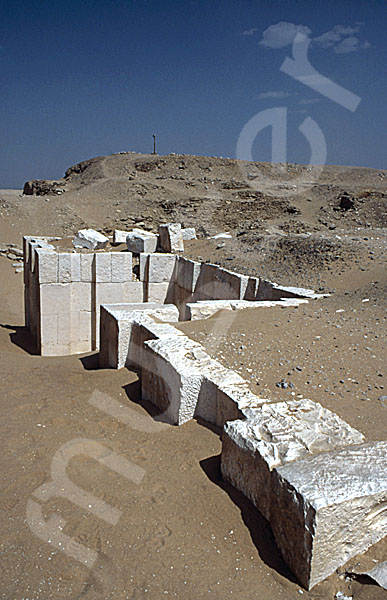Sechemchet-Pyramide: Umfassungs- / Temenosmauer, Bild-Nr. Grßansicht: 220a/12
