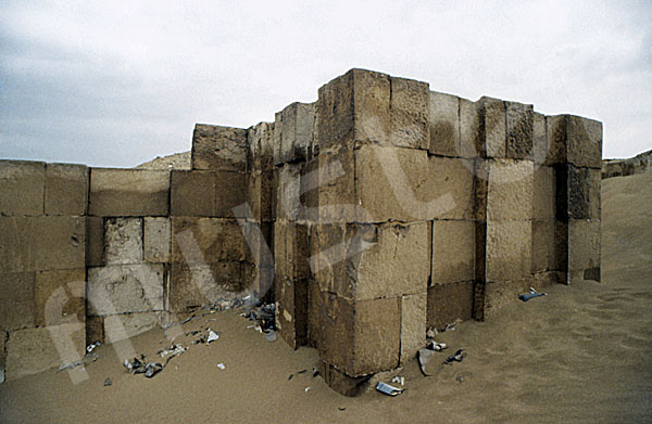 Sechemchet-Pyramide: Umfassungs- / Temenosmauer, Bild-Nr. Grßansicht: 220a/22