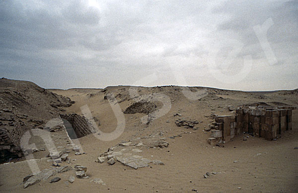 Sechemchet-Pyramide: Umfassungs- / Temenosmauer, Bild-Nr. Grßansicht: 220a/24