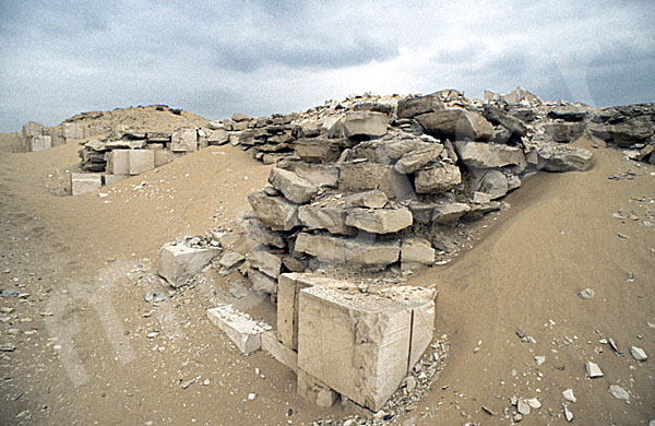 Sechemchet-Pyramide: Umfassungs- / Temenosmauer, Bild-Nr. Grßansicht: 220a/25