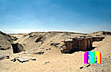Sechemchet-Pyramide: Umfassungs- / Temenosmauer, Bild-Nr. 220a/11, Motivjahr: 1996, © fröse multimedia: Frank Fröse