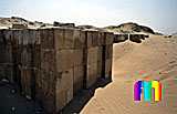 Sechemchet-Pyramide: Umfassungs- / Temenosmauer, Bild-Nr. 220a/13, Motivjahr: 1998, © fröse multimedia: Frank Fröse