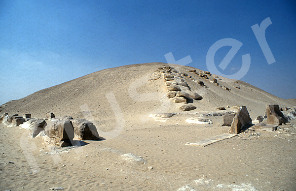 Sesostris-I.-Pyramide: Ecke, Bild-Nr. Grßansicht: 410a/1