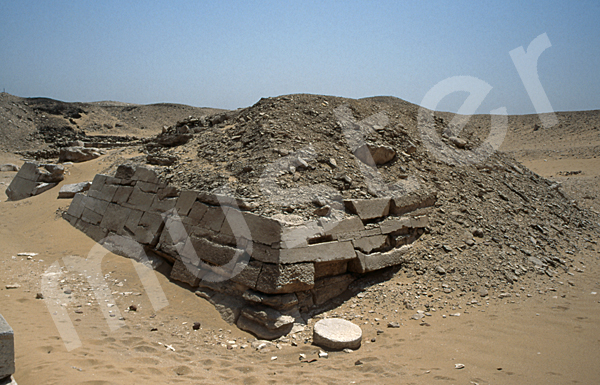 Teti-Pyramide: Ecke, Bild-Nr. Grßansicht: 180a/11