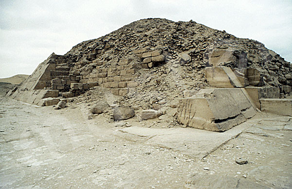 Unas Pyramide: Ecke, Bild-Nr. Grßansicht: 210a/43