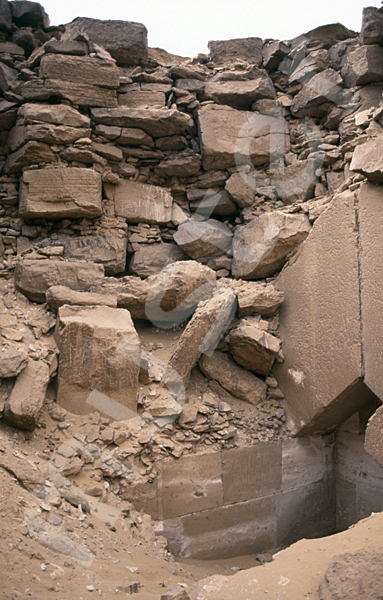 Userkaf-Pyramide: Haupt- / Grabkammer, Bild-Nr. Grßansicht: 190b/10