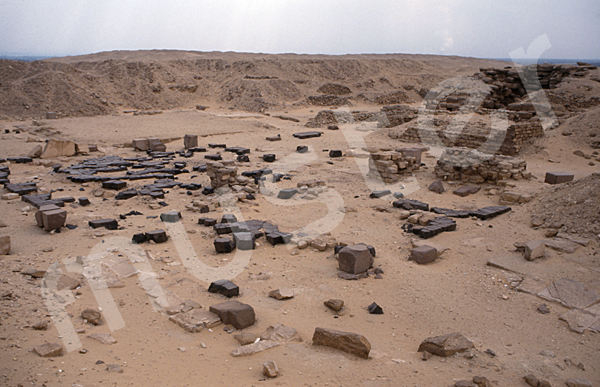 Userkaf-Pyramide: Totentempel, Bild-Nr. Grßansicht: 190a/41